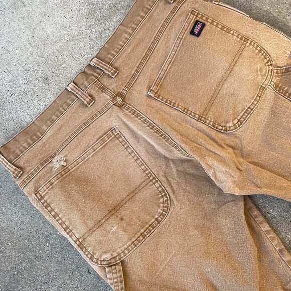 Dickies Men's Tan and Brown Carpenter Pants 34x30 - Picture 5 of 8